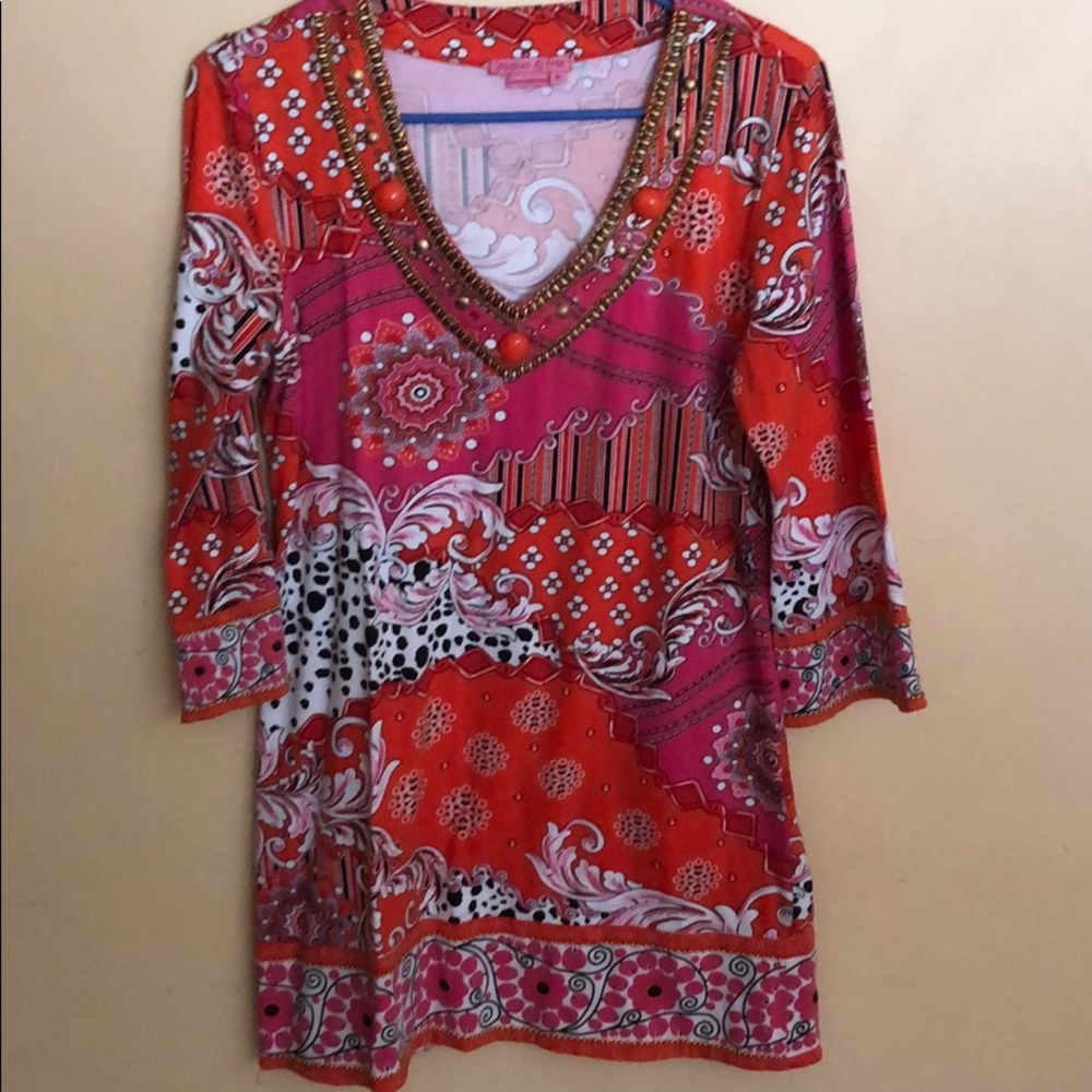 Tunic bathing suit cover up